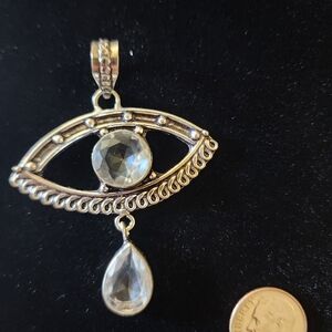 White Topaz Pendant